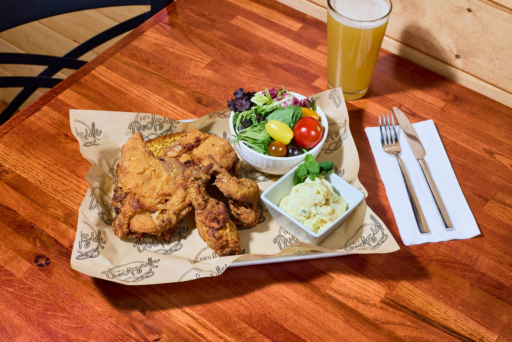 Broasted Chicken at DJ's Dockside